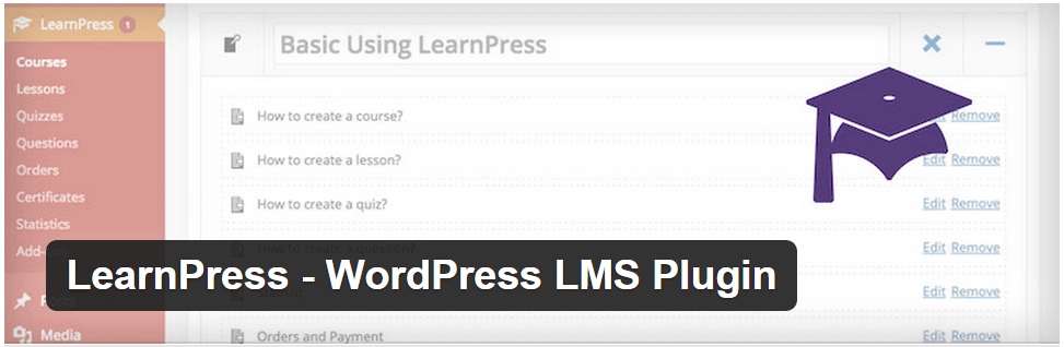 Learnpress - 8 WordPress Plugins for E-Learning in 2023