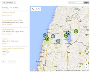 Locations Directory - WordPress Google Map Locations Plugin Screenshot
