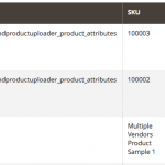 Product catalog example - Multiple Vendors Per Product Module