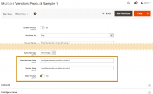 Usage - Step 1 - Multiple Vendors Per Product Module