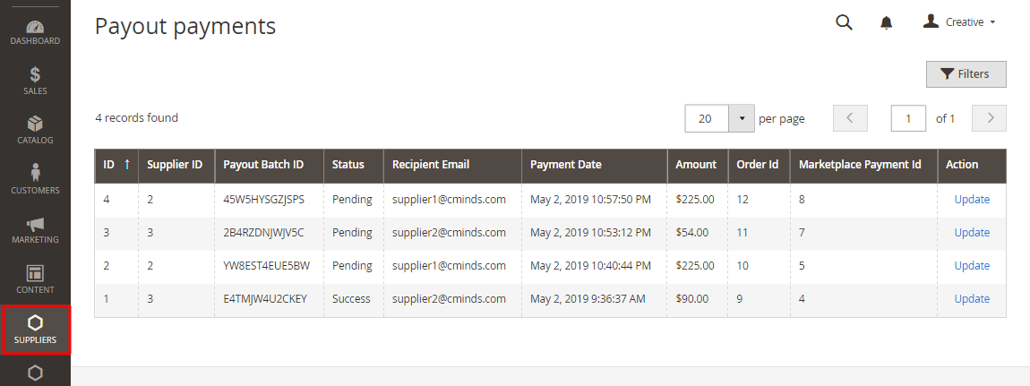 PayPal Payout Payments