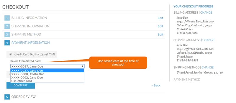 Magedelight select saved card - 7 Best Magento Authorize.Net CIM Payment Extensions