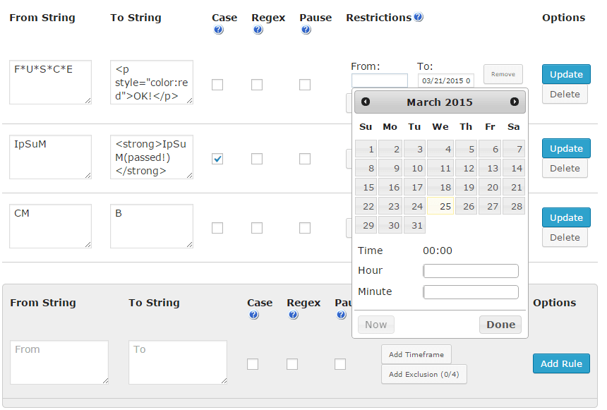 Search and Replace WordPress Plugin Interface - 5 Search and Replace WordPress Plugins