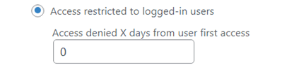 Allow Logged-in Users Only