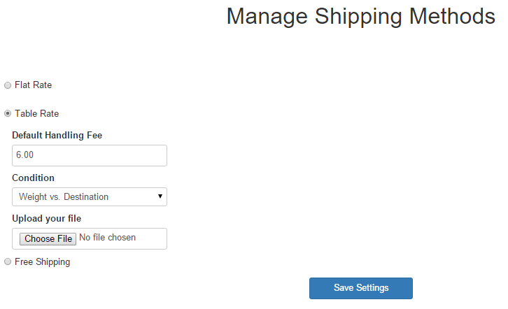 Shipping options in supplier dashboard - Shipping Orders - Managing a Multi-Vendor Marketplace with CM Extensions for Magento