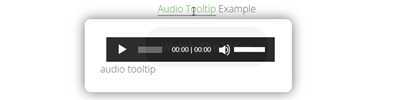 Audio Tooltips